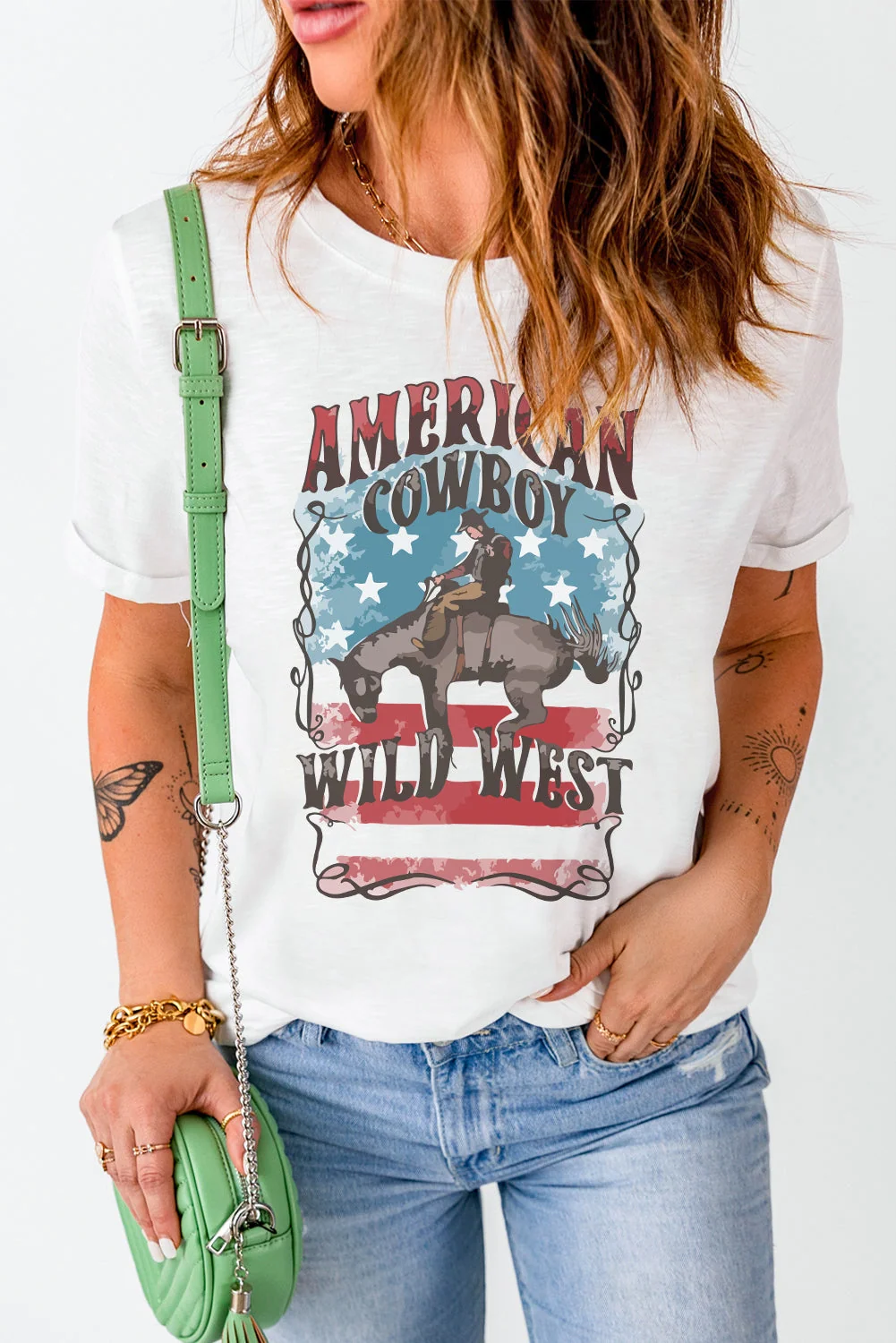 COWBOY WILD WEST Tee Shirt