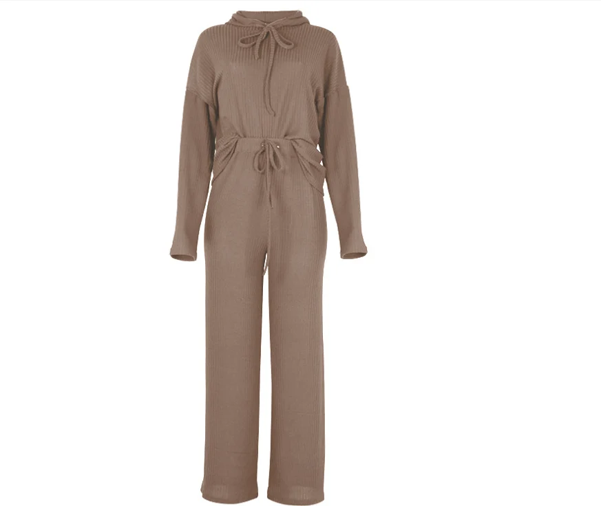 Long Sleeve Loose Hooded Casual Suit Plus Size