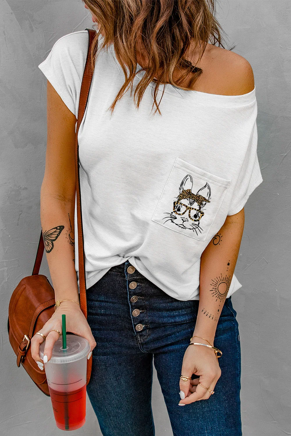 Graphic Pocket Tee Shirt
