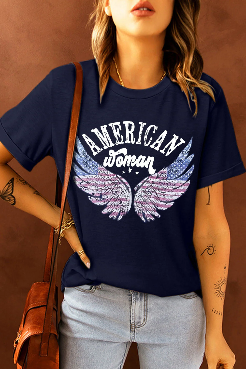 WOMAN Graphic Round Neck Tee
