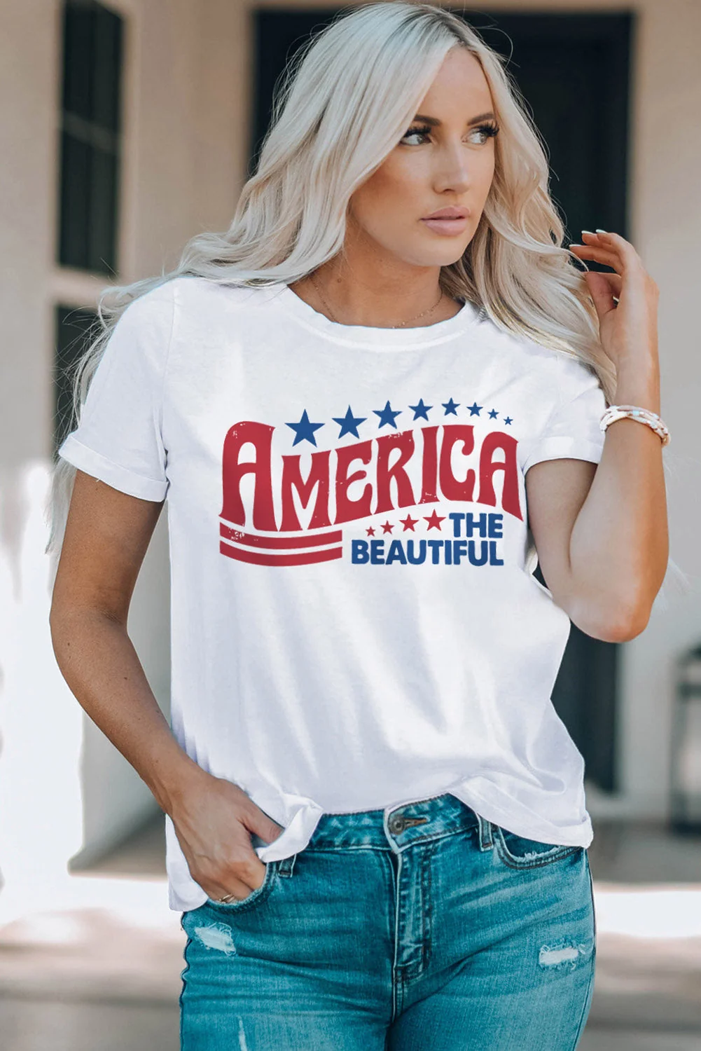 THE BEAUTIFUL Graphic Round Neck Tee