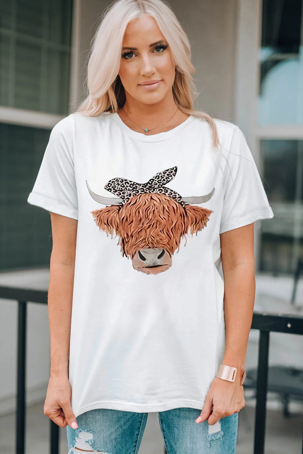 Graphic Round Neck T-Shirt